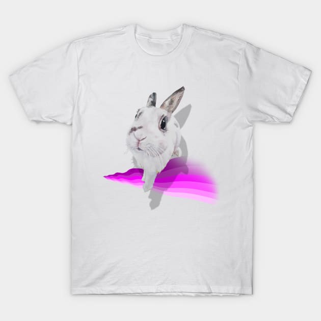 3D super cute bunny! T-Shirt by StudioFluffle